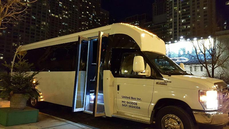 Mini Bus Rental Service Exterior