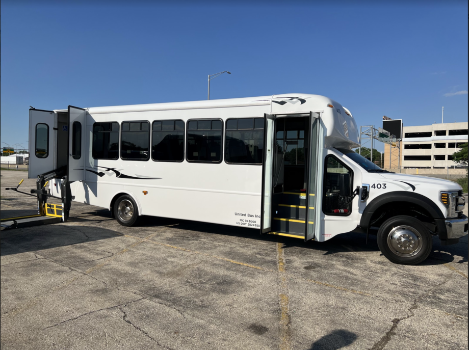 ADA Accessible Bus Charter Bus Chicago Charter Bus Wheelchair Accessible