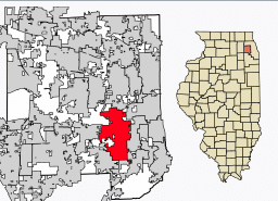 Downers Grove Map in Illinois