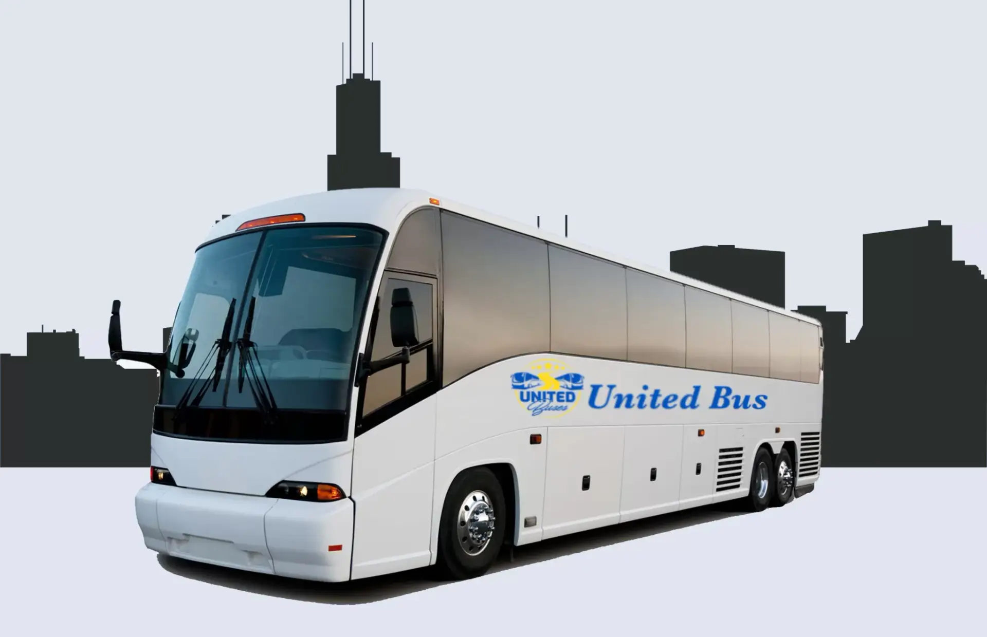 Charter Bus with United Bus logo